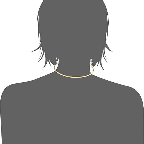 NEW Gorjana Emma Collar Necklace Choker 18k Gold Coquette Sexy Minimalist Edgy - Picture 7 of 7